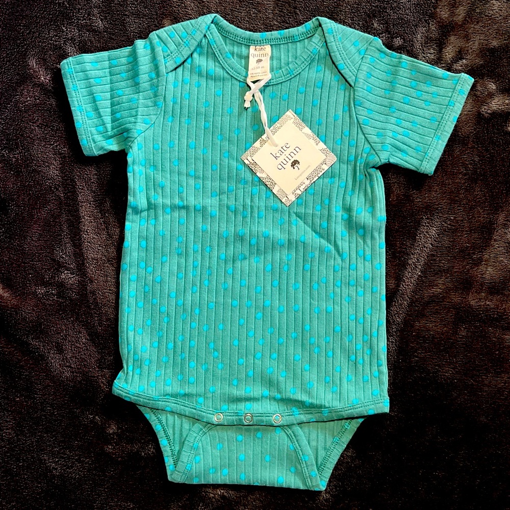 NWT Kate Quinn polka dot very soft bodysuit